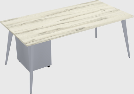 Modern rectangular office desk