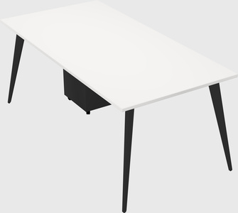 Modern rectangular office desk