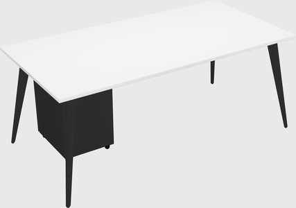Modern rectangular office desk