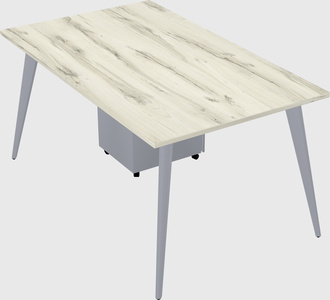 Modern rectangular office desk