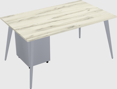 Modern rectangular office desk