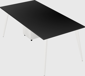 Modern rectangular office desk
