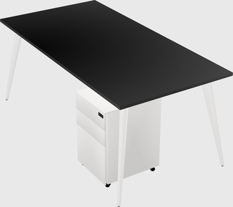 Modern rectangular office desk