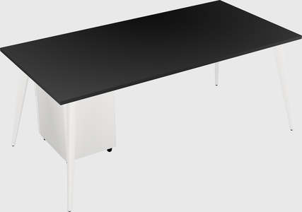 Modern rectangular office desk