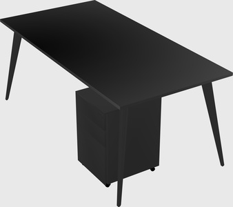 Modern rectangular office desk