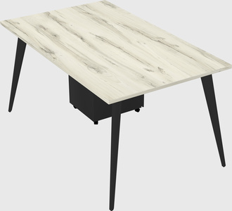Modern rectangular office desk