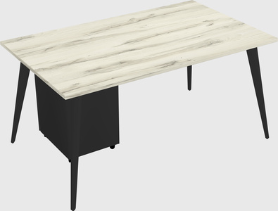 Modern rectangular office desk