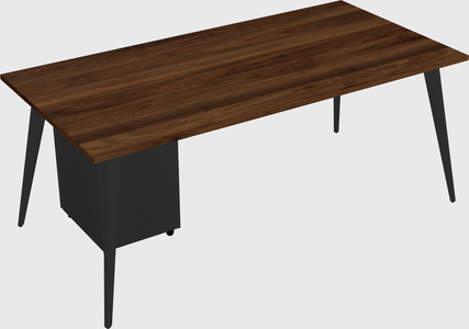 Modern rectangular office desk