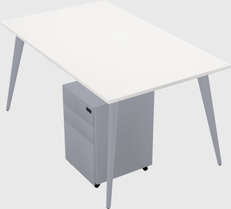 Modern rectangular office desk