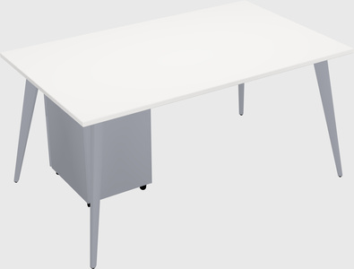 Modern rectangular office desk