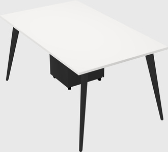 Modern rectangular office desk
