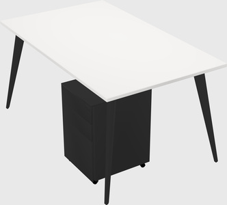 Modern rectangular office desk