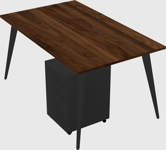 Modern rectangular office desk