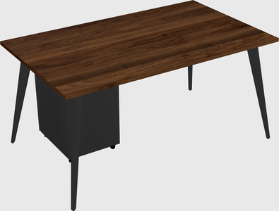 Modern rectangular office desk