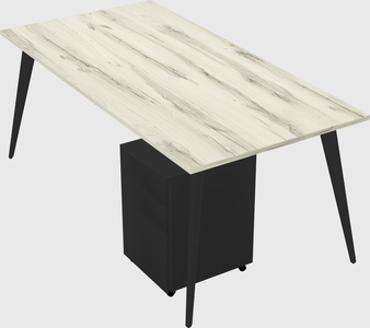 Modern rectangular office desk