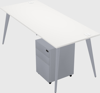 Modern rectangular office desk