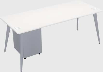 Modern rectangular office desk