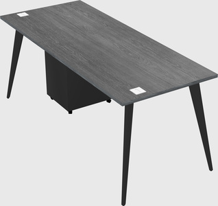 Modern rectangular office desk