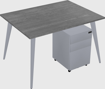 Modern rectangular office desk