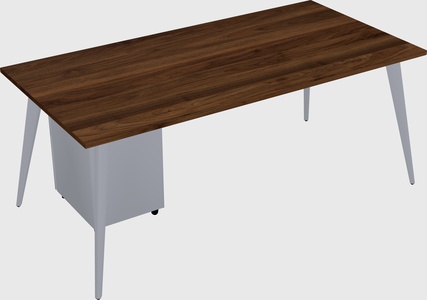 Modern rectangular office desk