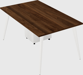 Modern rectangular office desk
