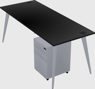 Modern rectangular office desk