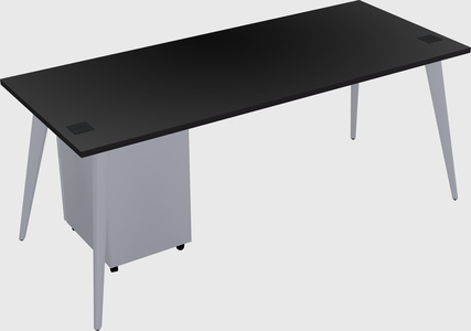Modern rectangular office desk