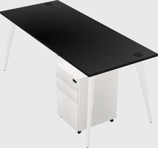 Modern rectangular office desk