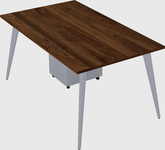 Modern rectangular office desk