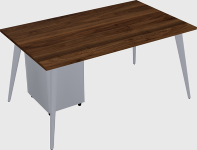 Modern rectangular office desk