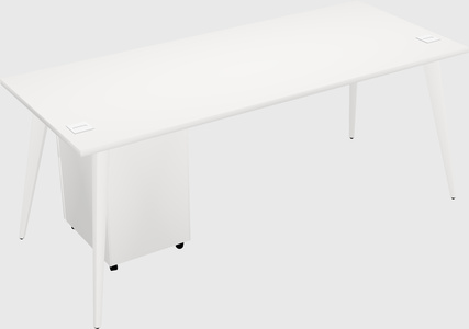 Modern rectangular office desk