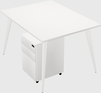 Modern rectangular office desk