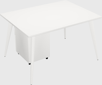 Modern rectangular office desk