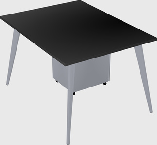 Modern rectangular office desk