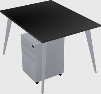 Modern rectangular office desk