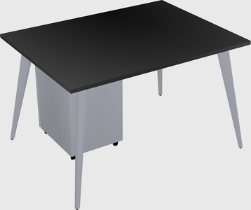 Modern rectangular office desk