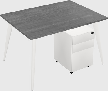 Modern rectangular office desk