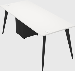 Modern rectangular office desk
