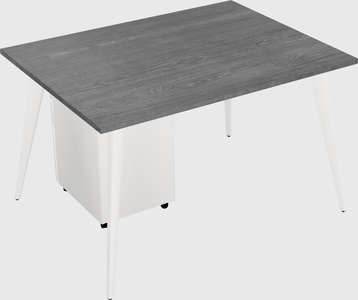 Modern rectangular office desk
