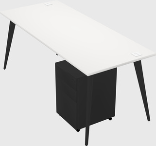 Modern rectangular office desk