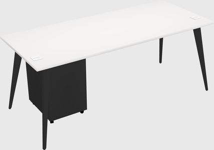 Modern rectangular office desk