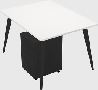 Modern rectangular office desk