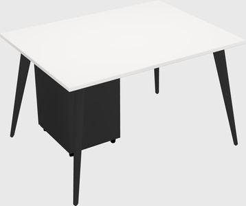 Modern rectangular office desk