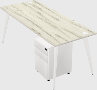Modern rectangular office desk