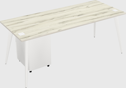 Modern rectangular office desk