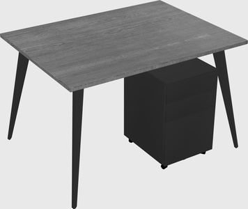 Modern rectangular office desk