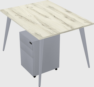 Modern rectangular office desk
