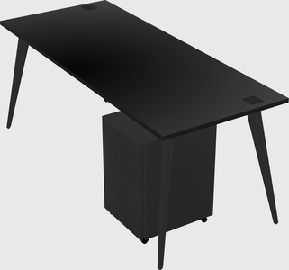 Modern rectangular office desk