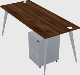 Modern rectangular office desk