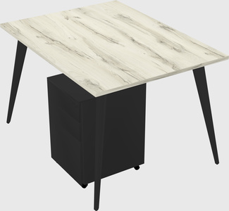 Modern rectangular office desk